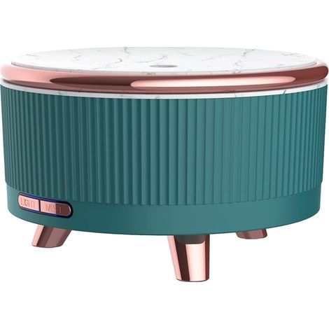 Humidificateur, diffuseur d'arômes ultrasonique silencieux, diffuseur de brume d'air 500 ml, fonction veilleuse automatique, idéal pour la chambre, bébé, le yoga, le bureau, le spa, sans BPA (1/5)