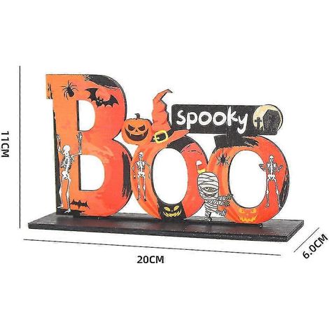 Halloween-Kürbis-Holzdekorationen, Weihnachtsdekorationen für Zuhause, Bar-Party-Szenen-Layout