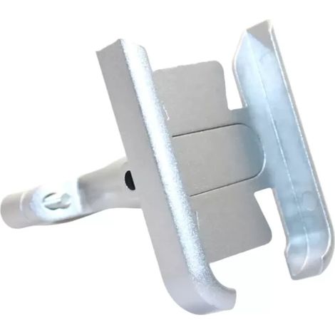 Soporte metálico para teléfono, rotación de 360°, manillares de 22-32 mm, smartphones de 4,7-6,9 pulgadas, motocicleta/bicicleta (1/5)