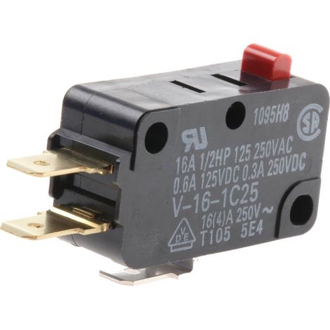 Omron V-16-1C25 Microinterruttore 8 V/DC 16 A 1 x On / (On) 1 pz. Sacchetto (1/3)