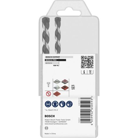 Bosch PRO HEX-5 Bohrer-Set, 4x100, 5x100, 6x100, 8x150, 10x150 mm, 5-tlg.