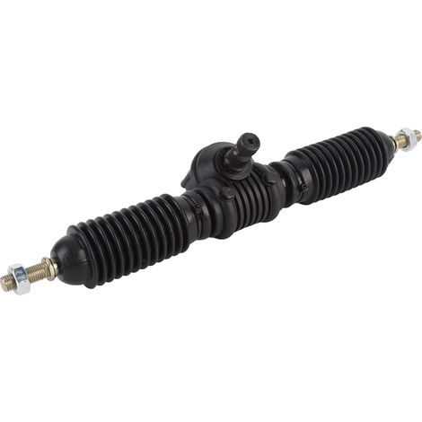 Ortviai Direction à crémaillère et pignon 30 dents, diam. 14 mm, long. 330 mm, alliage d'acier avec manchon étanche pour karting, ATV, UTV