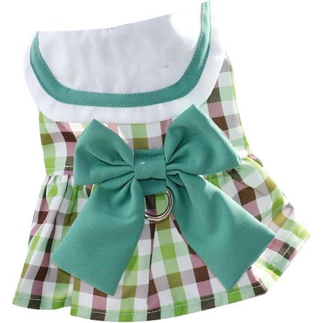 Costume mignon pour chien avec décorations à nœuds, doux, confortable, élégant et magnifique, vêtements pour animaux de compagnie (1/2)