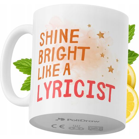Tazza per un paroliere Divertente Tazza da caffè/tè con testo divertente e umoristico Grafica Tazza per compleanni Onomastici Festività Tazza premium per occasioni speciali per casa ufficio lavoro Caf