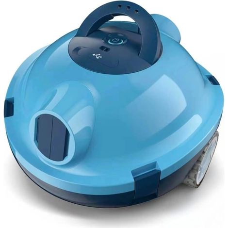 Robot Nettoyeur de Piscine sans Fil, aspirateur de Piscine Automatique, 120 Minutes d'autonomie, Auto-stationnement, Robot Piscine jusqu'à 100 m²(Bleu Seulement 15 en Stock) (1/5)