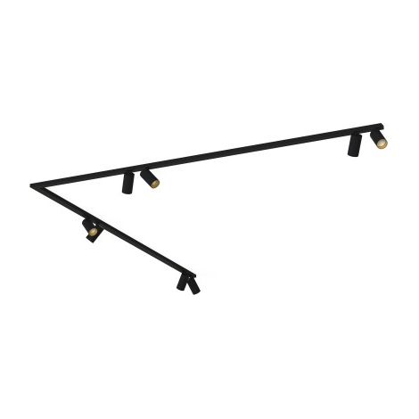 Nowodvorski Mono Corner 7702 barra 8xGU10 nero oro