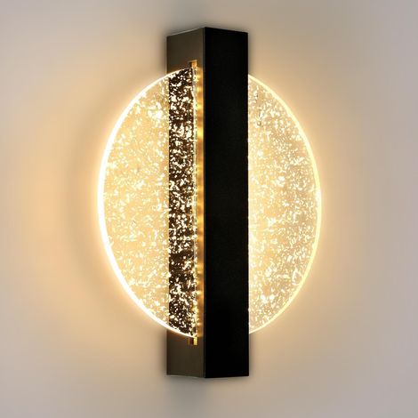 Applique Murale LED 6W, Lampe Murale Intérieure Moderne, Applique Murale LED Acrylique Ronde pour Salon, Chambre, Escalier, Couloir (1/5)