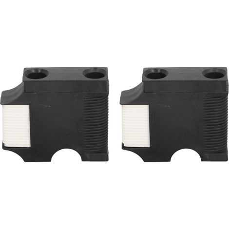 Juego de 2 soportes de guardabarros de conexión rápida, ajuste preciso, fijaciones para abrazaderas de riel de hasta 2,5 cm (1 pulgada).