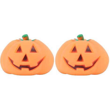 Lot de 2 citrouilles décoratives pour Halloween (1/3)