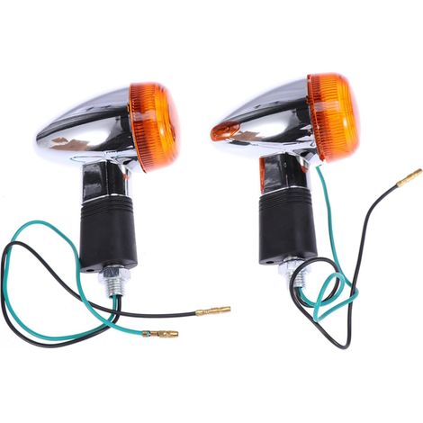 4pièces Lampes Clignotantes Universelles Pour Avec Couvercle Orange Feux De Signalisation Et Indicateurs (1/5)