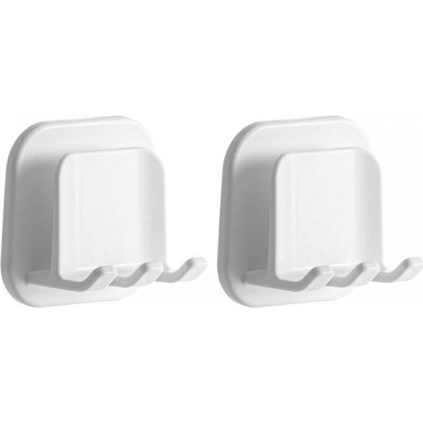 (2pcs) Toothbrush Holder, Electric Toothbrush Holder, Self-Adhesive Wall Mounted Toothbrush Holder, Electric Toothbrush Holder Waterproof Toothbrush Storage Bathroom Accessory (1/5)