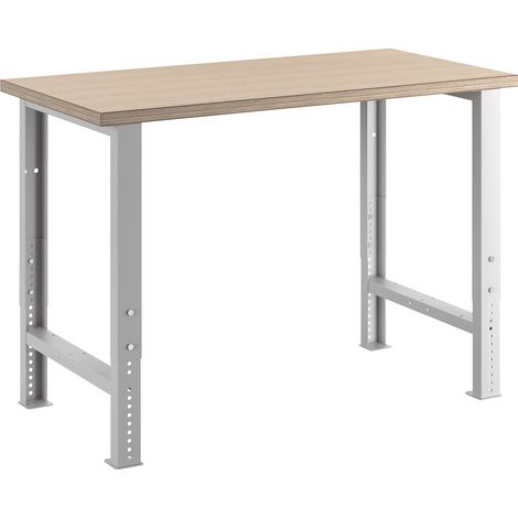 LISTA, Établi modulaire, hauteur 740 - 1090 mm, sans caisson, (1/5)