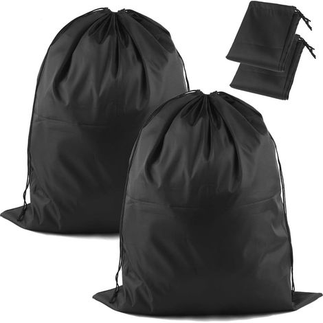 Large Travel Laundry Bag with Drawstring, 2 Pieces (1/5)
