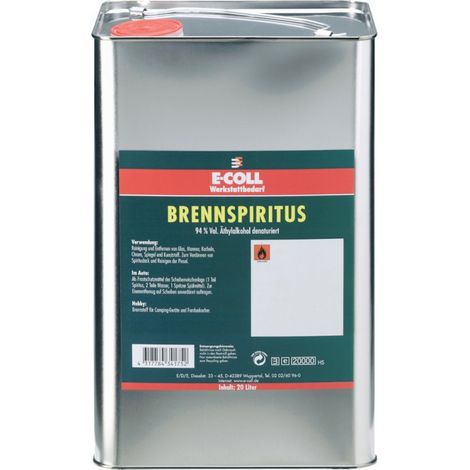 Alcoli Inc Denaturate 20L Può E-Coll