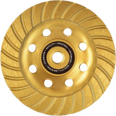 Geko Disque diamanté 125 mm argent pour ponçage