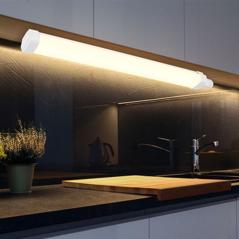 Unterbauleuchte LED Regalleuchte Werkstattleuchte Lichtleiste Küchenlampe L 55 (1/4)