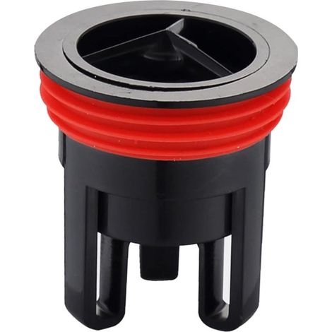 Caniveau de siphon de sol - Siphon de sol - Remplacement pour salle de bain - Anti-odeurs - Désodorise - Crépine d'évier - Noir - Bondes - Convient à la maison - Noyau anti-odeurs - 40 mm (1/5)