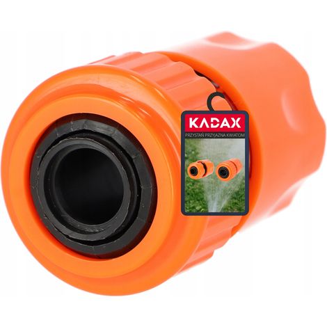 KADAX Schlauchkupplung aus Kunststoff ABS, 3/4 Zoll