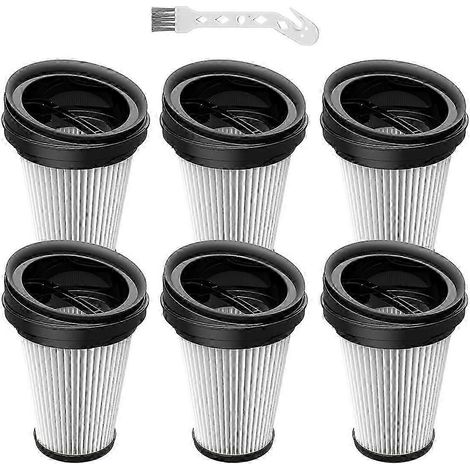 25-26 Filtres de rechange (lot de 6) pour aspirateur portatif sans fil 2 en 1 VCH9829 VCH9832 VCH9630 VCH9631 VCH9632 (1/4)