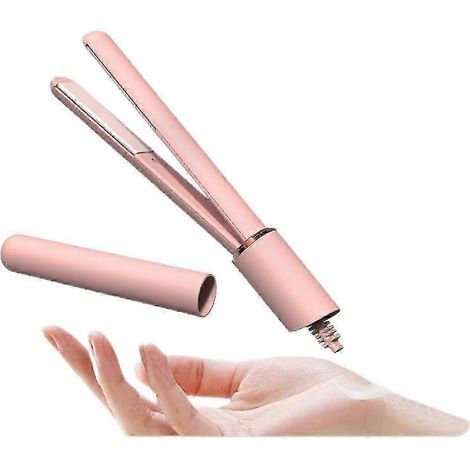 Mini fer à friser en céramique pour cheveux courts, petit fer à friser de voyage, fer à friser bi-tension pour une utilisation dans le monde entier (1/4)