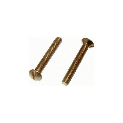 One Stop DIY Lot de 100 vis électriques pour boîtiers de prise de courant EB en acier 3,5 x 25 mm