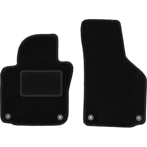 Tapis avant noirs pour Volkswagen Golf V à hayon, variante, break (2003-2009)