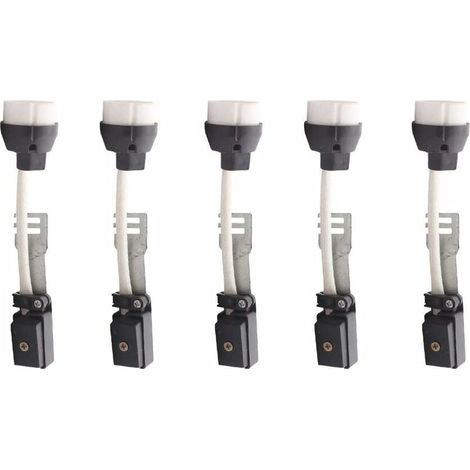 GU10 Douille de Lampe Lot de 5,Connecteurs de Base de Lampes GU10 avec Câble et Boîte de Jonction Isolée 2A 250V Socket Résistant aux Haute Températures Ampoule LED et Halogèness Adaptateur -LIAIKI (1/4)