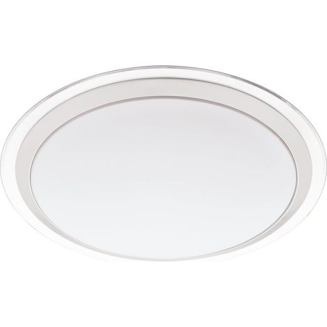 LED plafonnier, lampe connectée, acier et plastique (1/5)