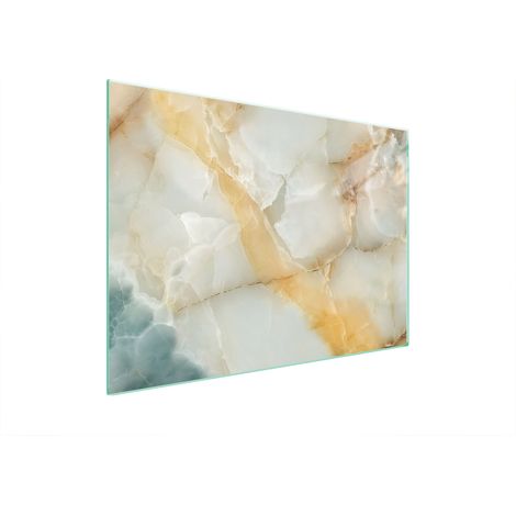 GLASSCHUTZPLATTE FÜR HERD 70x52 MARMOR (1/5)
