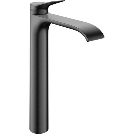 Hansgrohe Vivenis - Mitigeur de lavabo avec bonde, EcoSmart, CoolStart, chrome noir brossé 75044340