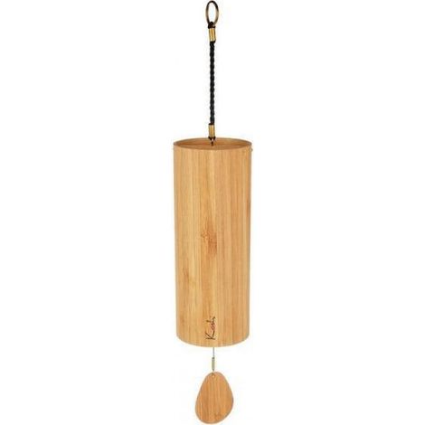 Carillon éolien, Koshi, Aria, 16,5 x 6,3 cm, marron clair, bambou/métal (1/5)