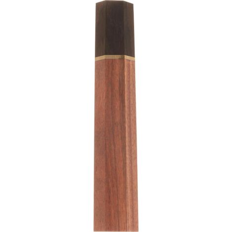 Manche de couteau Wa de rechange en santal marron - Manche octogonal en bois de santal - 13 x 6 x 100 mm - Pour couteau de cuisine Nakiri Santoku Gyuto - Accessoire de poignée de (1/5)