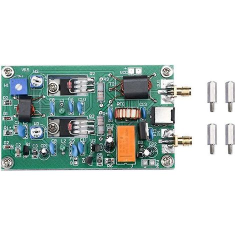 Carte d'amplificateur ondes courtes 30 W CC 12-13,8 V, amplificateur de puissance linéaire haute fréquence CW SSB, module d'amplificateur audio, port CC 5,5 x 2,1 mm (1/5)