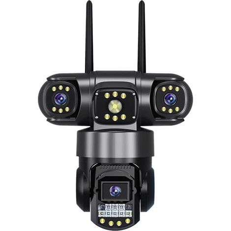 Caméra de surveillance HD, détection de mouvement et de forme humaine, audio bidirectionnel, 4G/Wi Fi/filaire, for la surveillance (1/5)