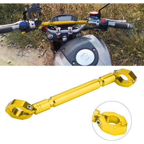 Motorrad-Querträger aus Aluminiumlegierung, ausbalanciertes Lenkerzubehör (Gold)