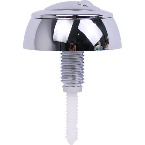 Bouton Poussoir Double Chasse d'Eau pour Siamp Optima 49 Chromé, Réglable de 16 à 50 mm (1/5)