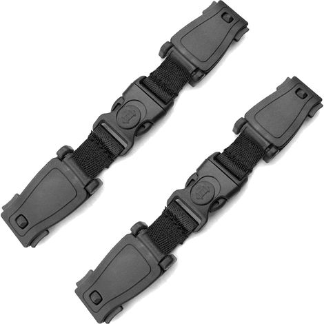 Lot de 2 clips pour sangle de siège auto enfant, clip de ceinture de sécurité, boucle de sécurité bébé réglable, kit de protection pour siège enfant, clip de poitrine de sécurité bébé (1/5)