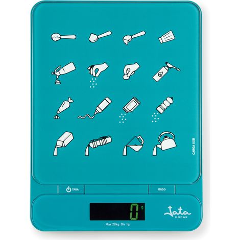 BALANZA ELECTRNICA 20 KG USB SIN PILAS
Capacidad 20 kg. Graduacin 1 g.
Sin pilas. Batera recargable: carga completa en 2 horas para 6 meses de uso. (1/5)