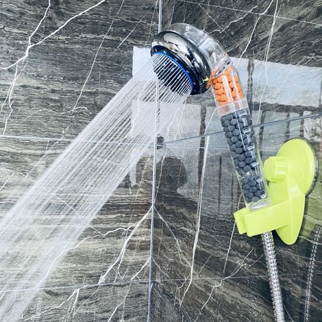 Pommeau de douche spa, douchette à main, tourmaline et germanium, purifie et adoucit l'eau (1/3)
