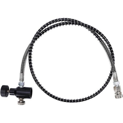 Adaptateur pour station de remplissage PCP avec tuyau de 94 cm (37 pouces) pour air comprimé ou CO2 haute pression - SFYGV (1/5)