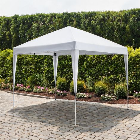 Store banne blanco en acero Tela Oxford 295 x 295 x 255 cm (1/5)
