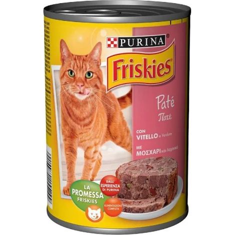 Friskies Patè Kalbfleisch und Gemüse Purina 400 Gramm