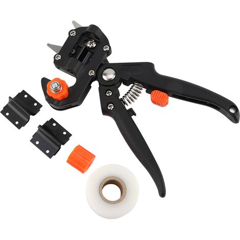 1 Kit greffage, outil coupe U, lame acier carbone, film blanc 3cm, jardinage (1/5)