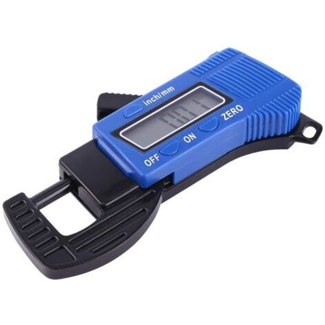 Elektronisches Mikrometer mit präziser digitaler Skala zur Messung von Dicke und Breite, inklusive LCD-Anzeige (Batterie nicht enthalten)