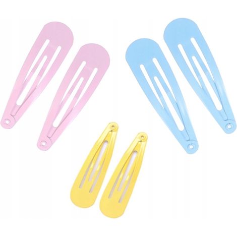 Set di 6 fermagli per capelli Bocca Beauty, colori assortiti. (1/5)