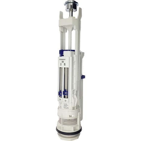 Geberit Impuls 290 Robinet de chasse d'eau double avec actionneur Cr-pl pour Repl 272.400.21.1 (1/5)