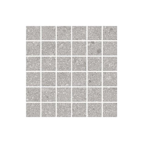 Carrelage effet pierre PANGEA GEA Mosaïque 5x5cm Gris pâle - Naturel - boîte de 1.08 m2 - Mosaïque 5x5cm Gris pâle - boîte de 1.08 m2 - Mosaïque 5x5