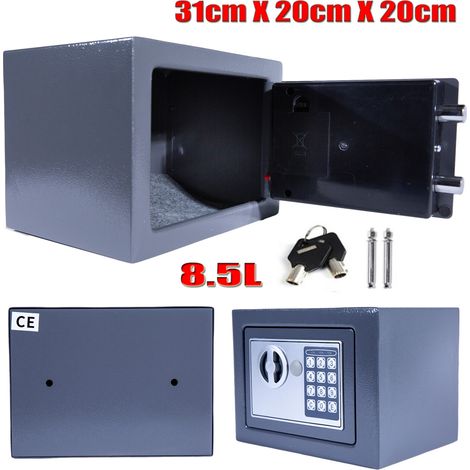 Neu Elektronisch Safe Tresor mit Zahlencode+ Notschlüssel Geld Möbel Tresor Groß (1/4)