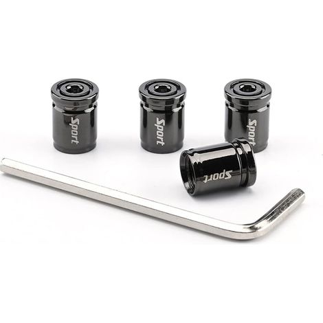 4 Piece Valve Caps for Cars, Motorcycles (1/5)