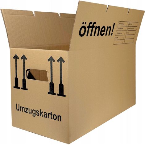 Carton de déménagement umzug 60L 600x320x340mm EB - 10 pièces